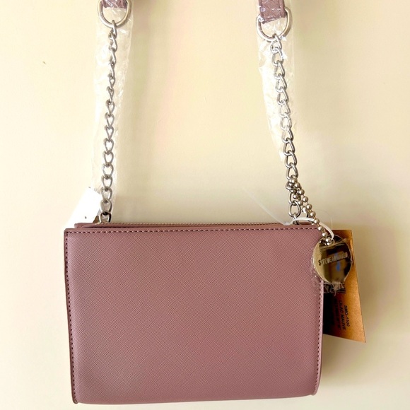 New With Tags Steve Madden Lilac Mauve Crossbody Bag - Picture 4 of 12